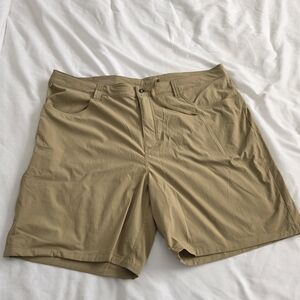 Patagonia Men's Tan Lightweight Hybrid Shorts